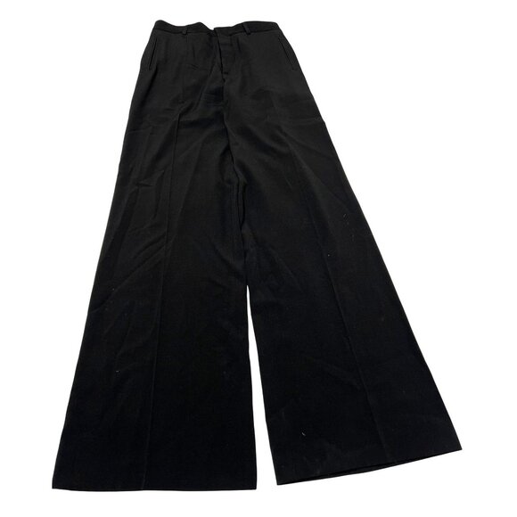 Vintage Jean Paul Gaultier Femme Wide Leg Trousers in Black - Picture 1 of 5
